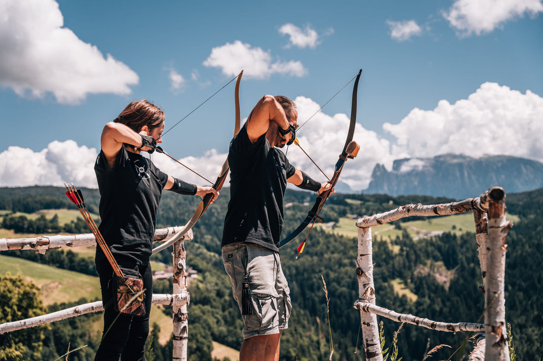 Ein Unvergleichlicher Bogenparcours in der Bergwelt