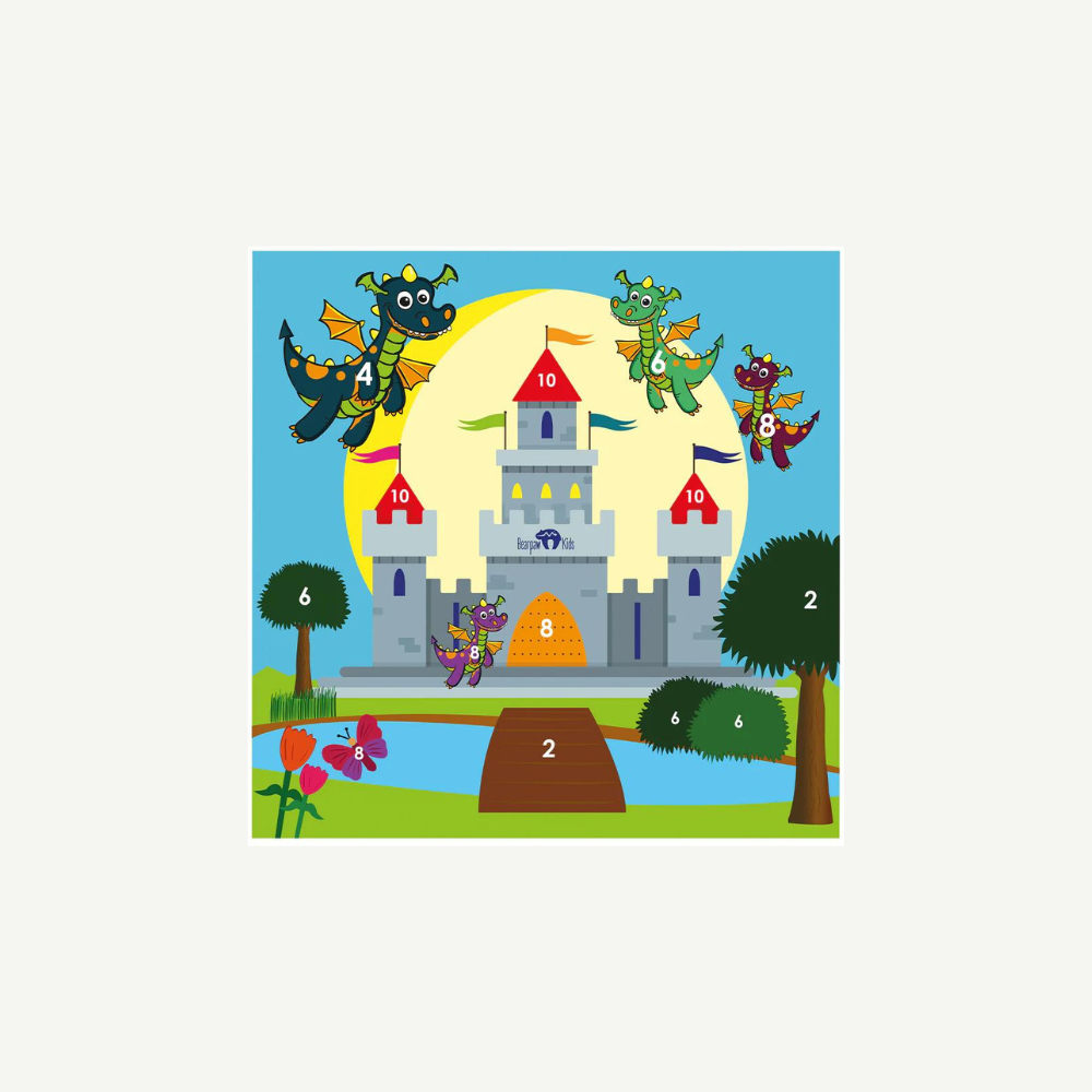 100064 Zielscheibenauflage Kinder Burg