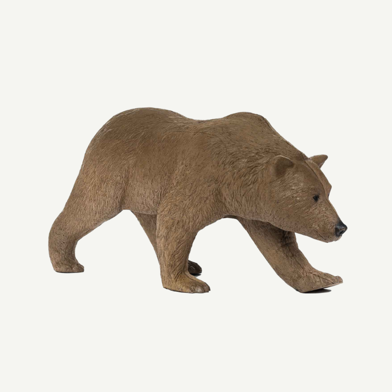 100509 IBB 3D Tier lebensgroßer Braunbär laufend (Speditionsfracht)