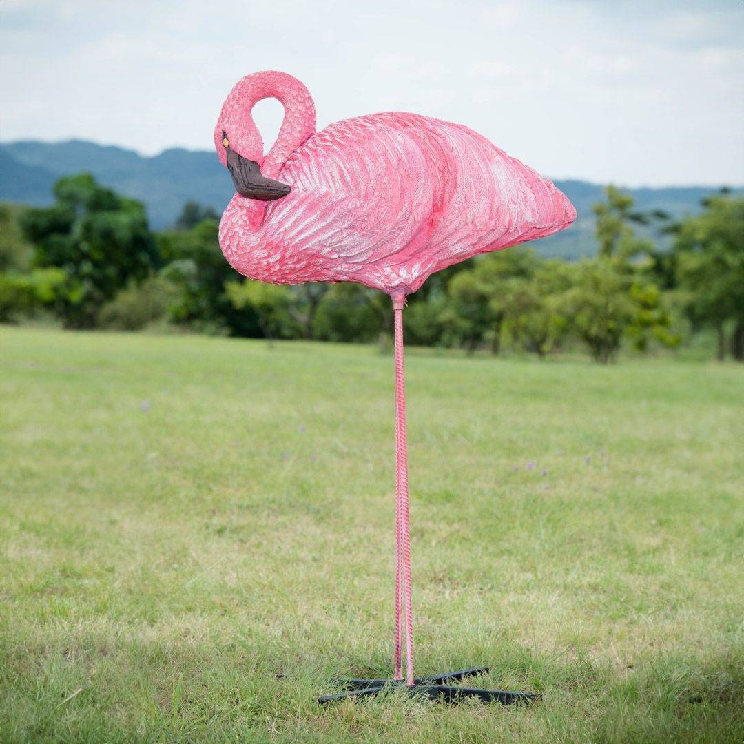Wildcrete 3D Target - Schlafender Flamingo