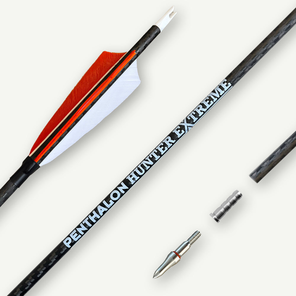Penthalon Carbonpfeile Hunter Extreme Naturfedern 600
