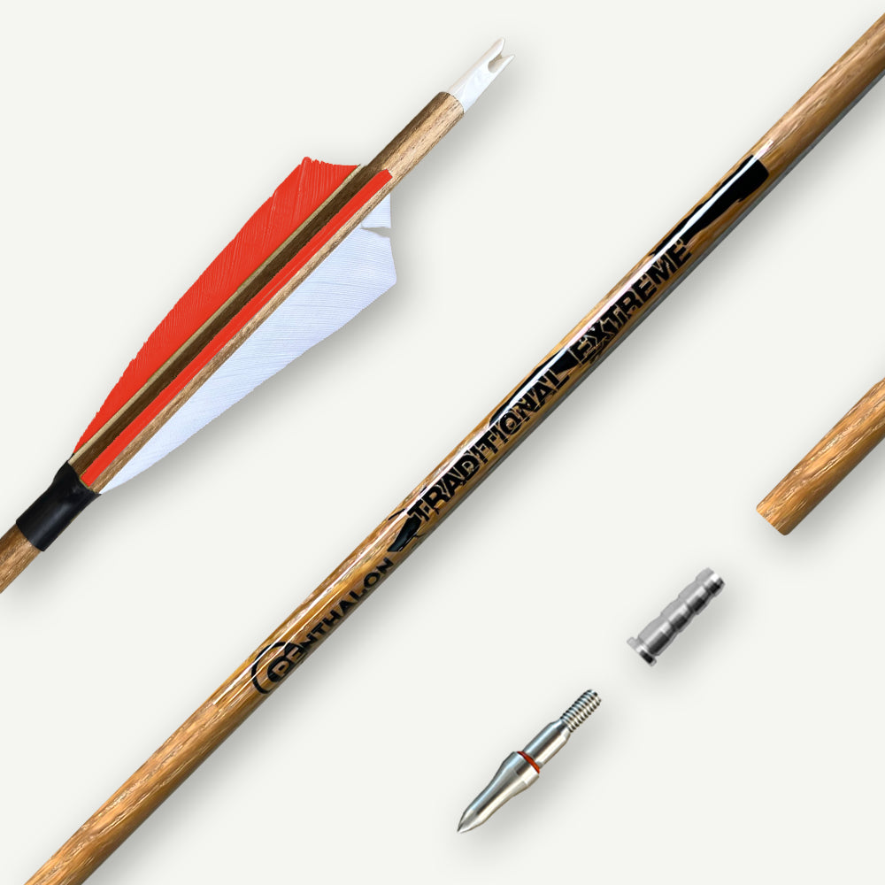 Penthalon Carbonpfeile 40815 Traditional Extreme Naturfedern 600