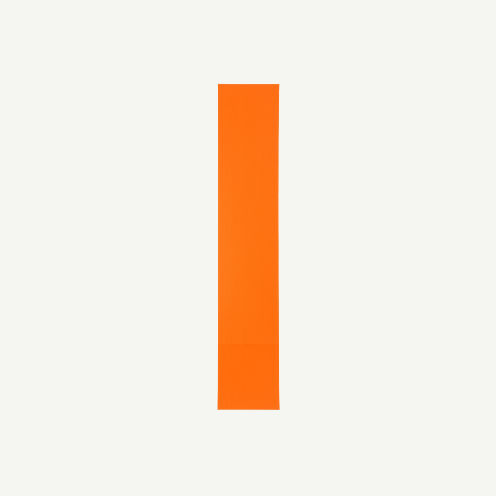 45003 Pfeilcresting Einfarbig (Stück) fl. orange