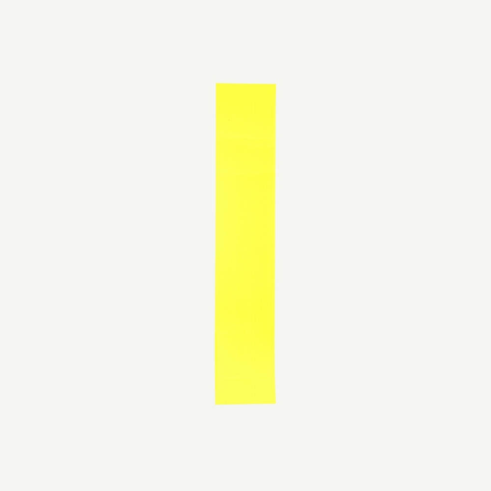 45003 Pfeilcresting Einfarbig (Stück) fl. gelb