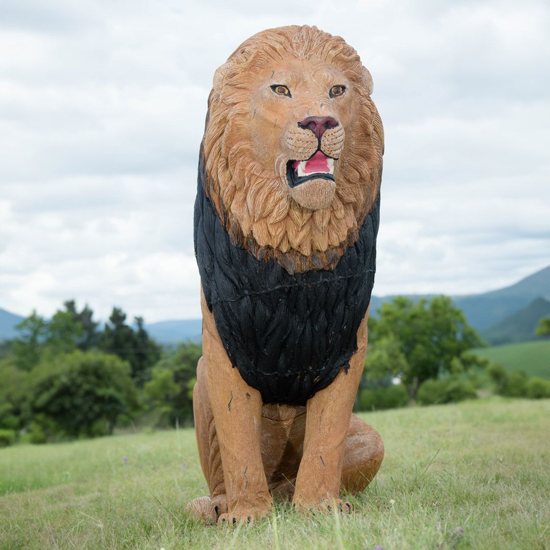 101022 Wildcrete 3D Target - Löwe sitzend