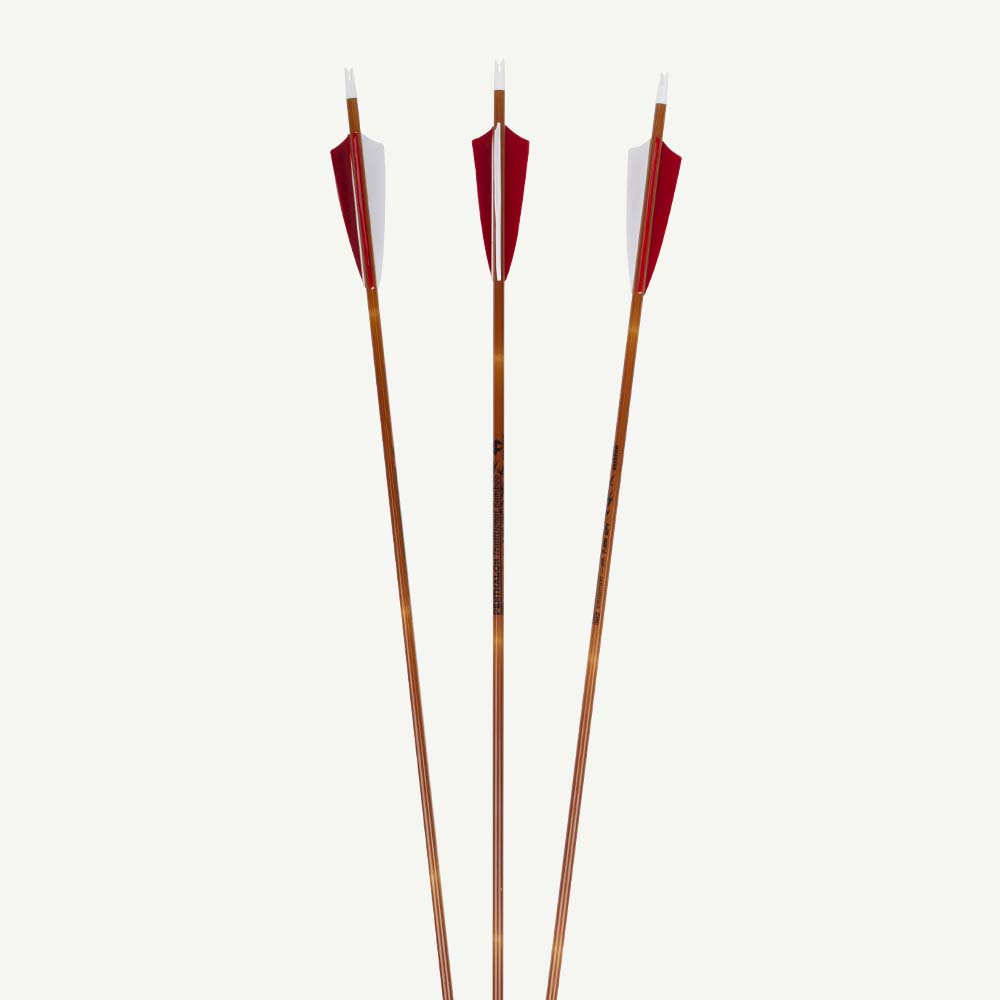 Penthalon Carbonpfeile 40817 Traditional Bamboo Naturfedern