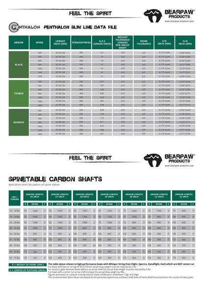 Penthalon Carbonschäfte Hunter Extreme