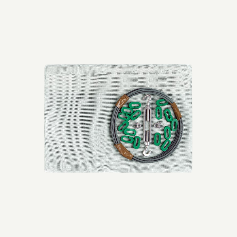 100386M Dura Pfeilfangnetz Weiß 3 m