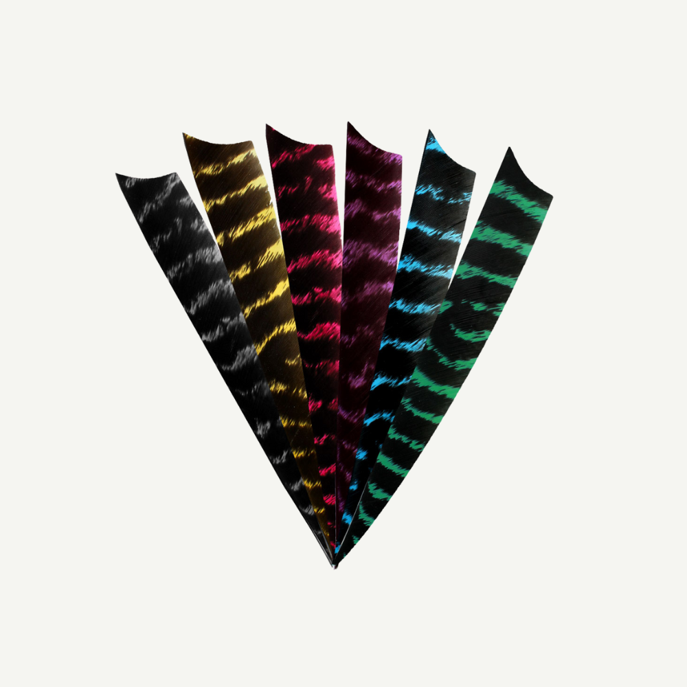 Feder RW Shield 5 Zoll naturgestreift