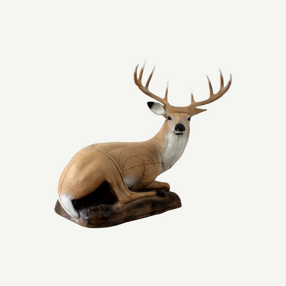 3D Tier Franzbogen Liegender Hirsch