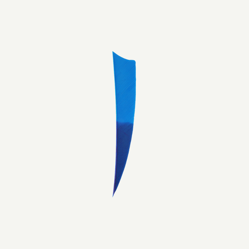 18267 Feder RW Shield 4 Zoll Bicolor Blau | Dunkelblau
