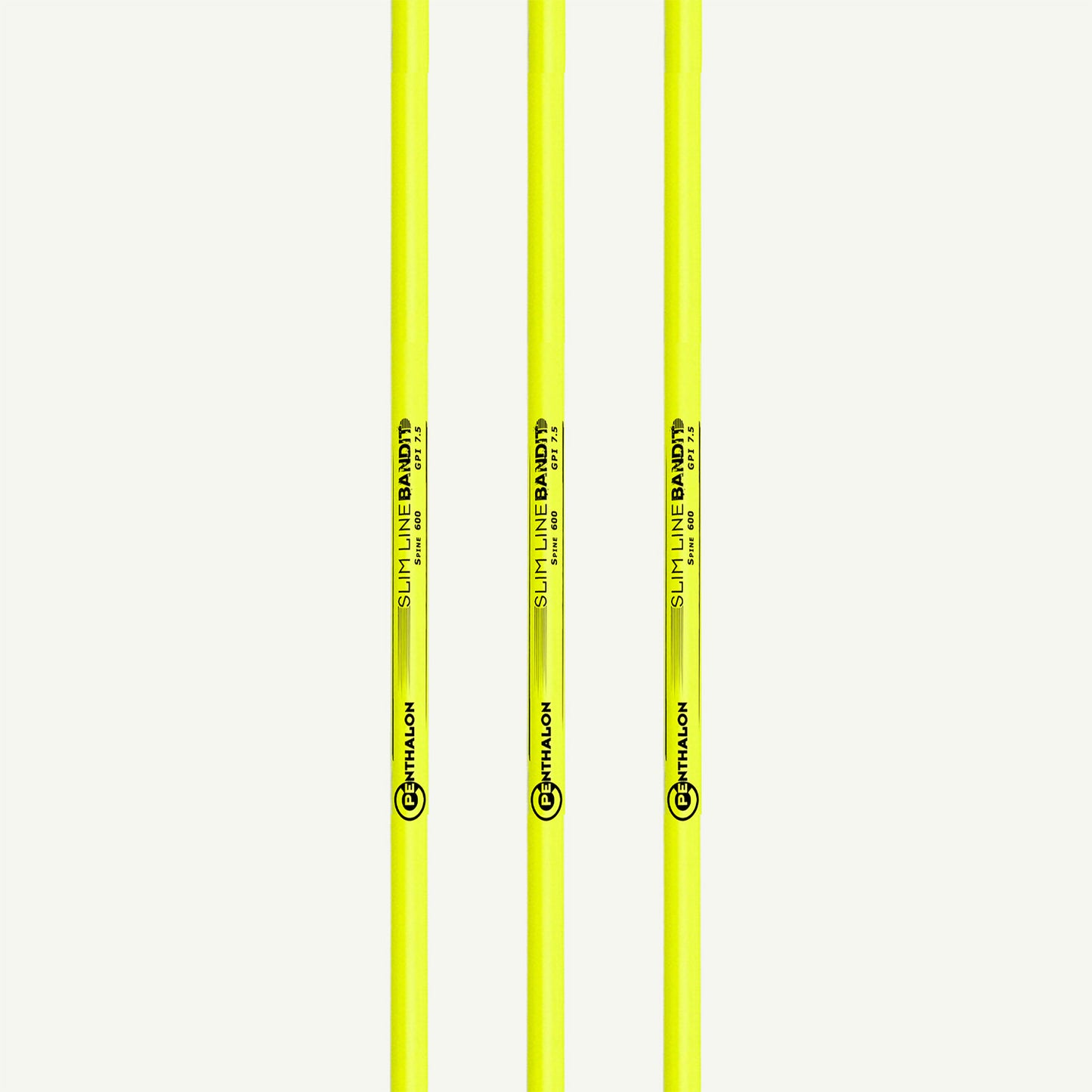 Penthalon Carbonschäfte Bandit Slim Line Neon gelb 800