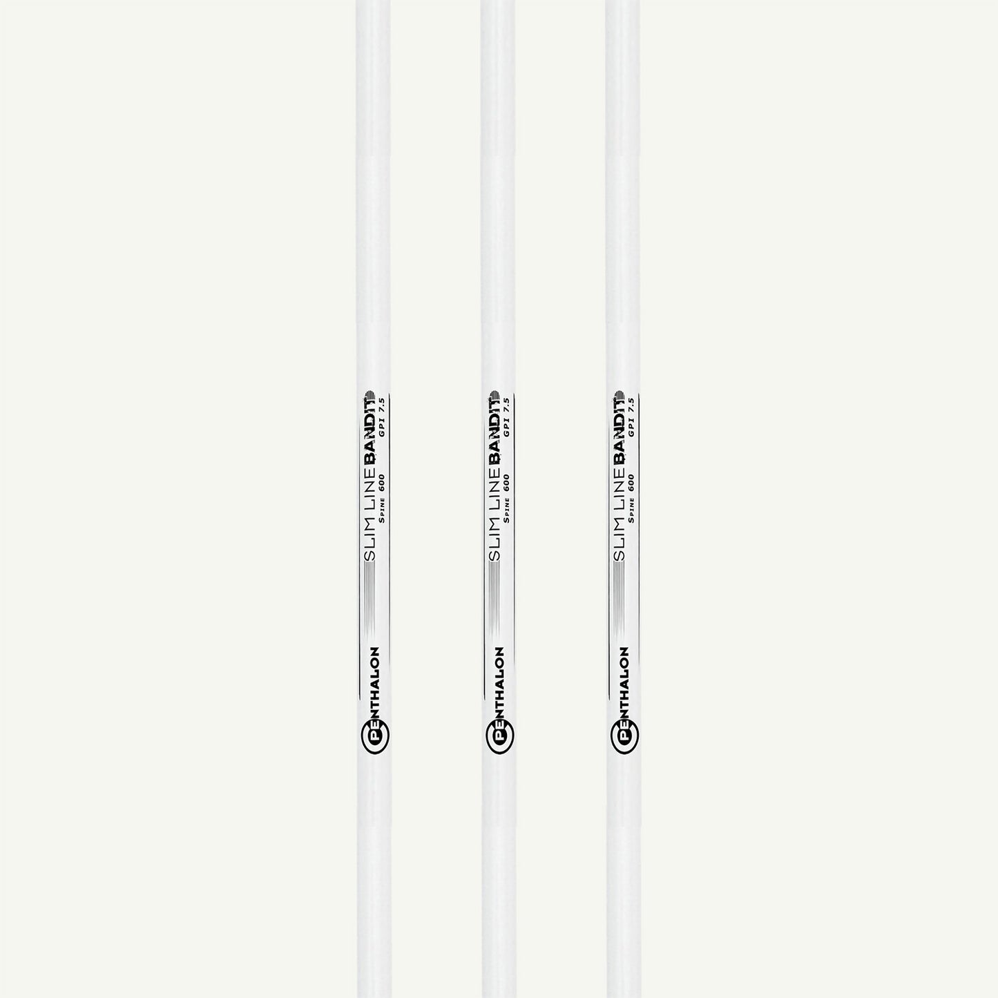 Penthalon Carbonschäfte Bandit Slim Line Neon weiss 1300