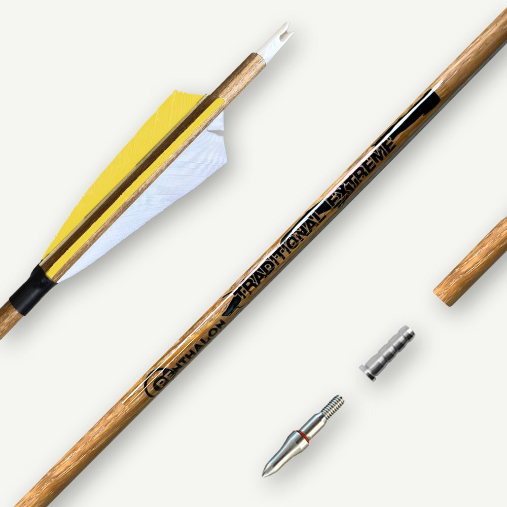 Penthalon Carbonpfeile Traditional Extreme Naturfedern
