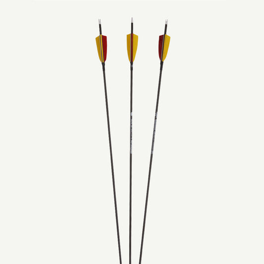 Penthalon Carbonpfeile 40820 Slim Line Black Naturfedern