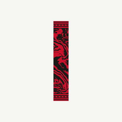 45004 Pfeilcresting Zebra (Stück) schwarz - rot